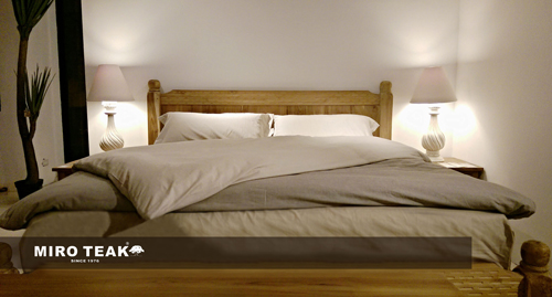 MIRO TEAK BRICK BED 磚情床台 - 3