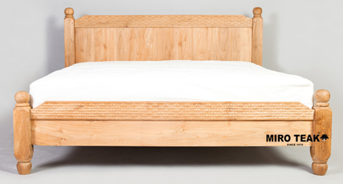 MIRO TEAK BRICK BED 磚情床台 - 1