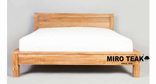 MIRO TEAK ABEL BED 亞伯床台 - 1