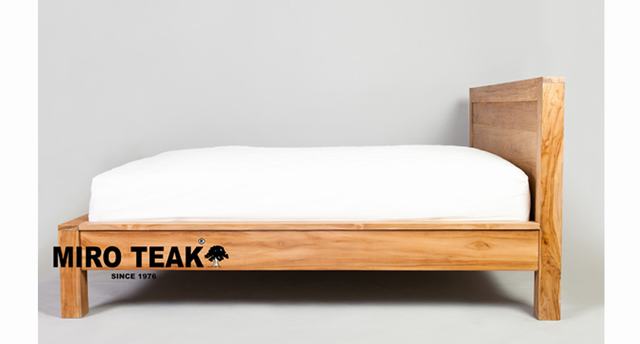 MIRO TEAK ABEL BED 亞伯床台 - 2