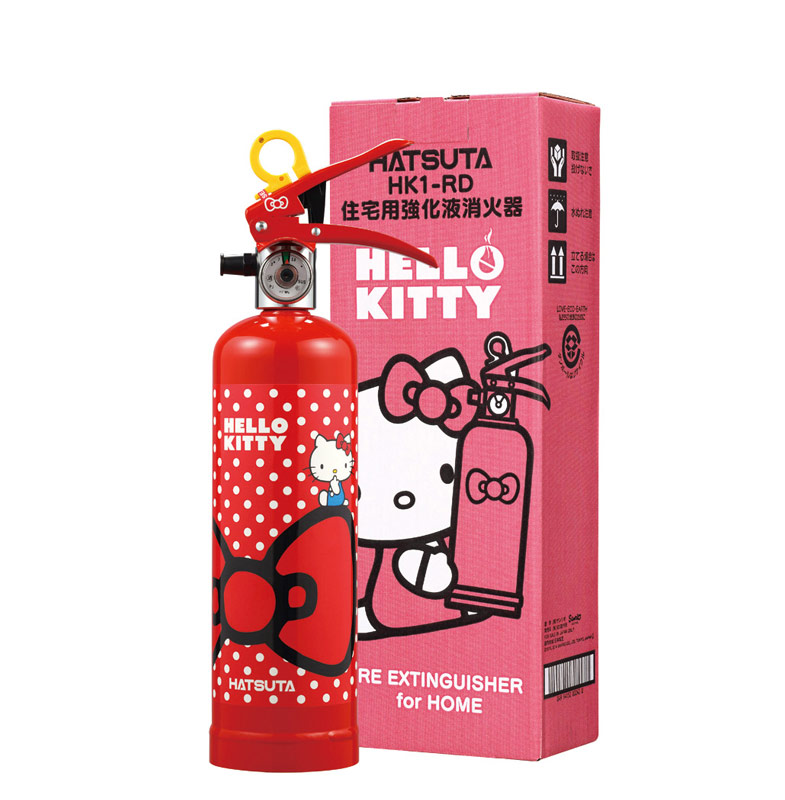 HELLO KITTY強化液滅火器_俏皮紅 - 1
