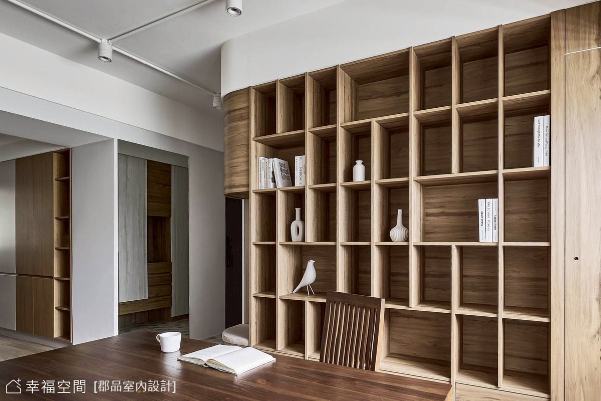 現代書房開放式書櫃