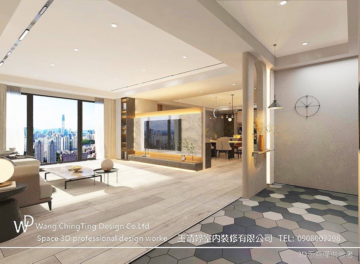 鄉林總裁何公館|現代風|55坪