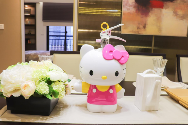 Hello Kitty強化液滅火器-台座 - 5