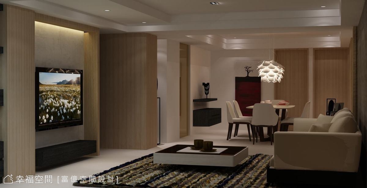 客廳望向餐廳
