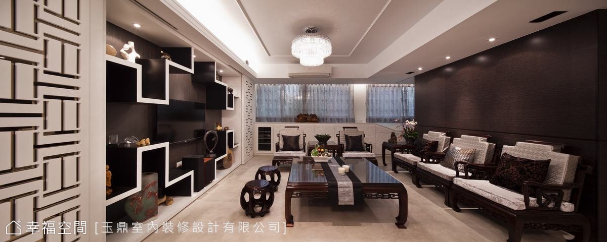 中西合壁的沈穩時尚居家