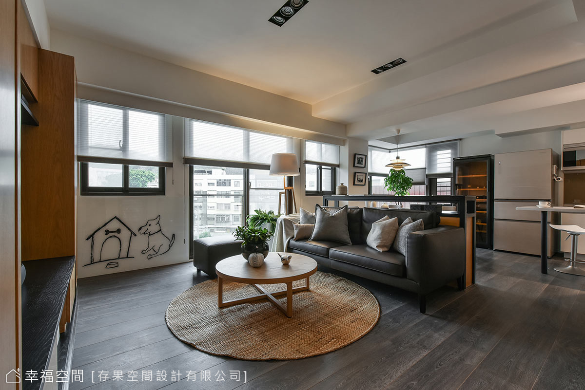 光源與暖色調伴佐的宜人家居