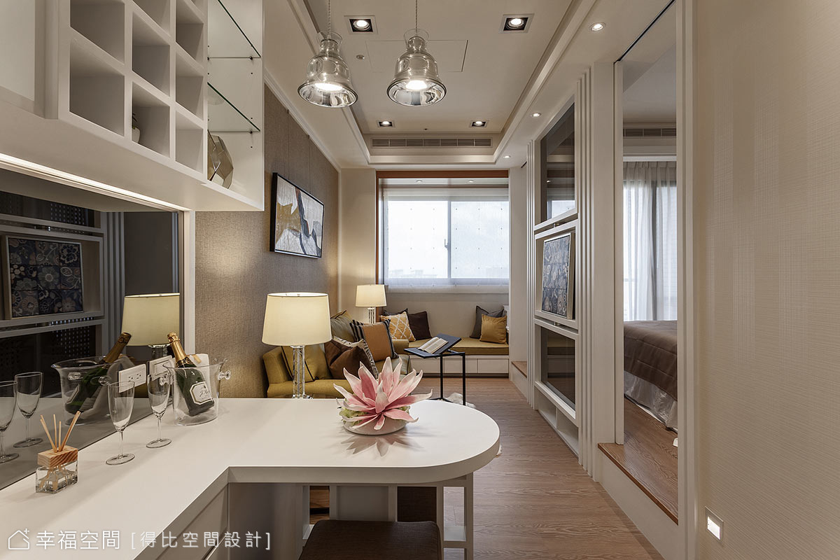 口字動線 趣味翻轉11坪小屋