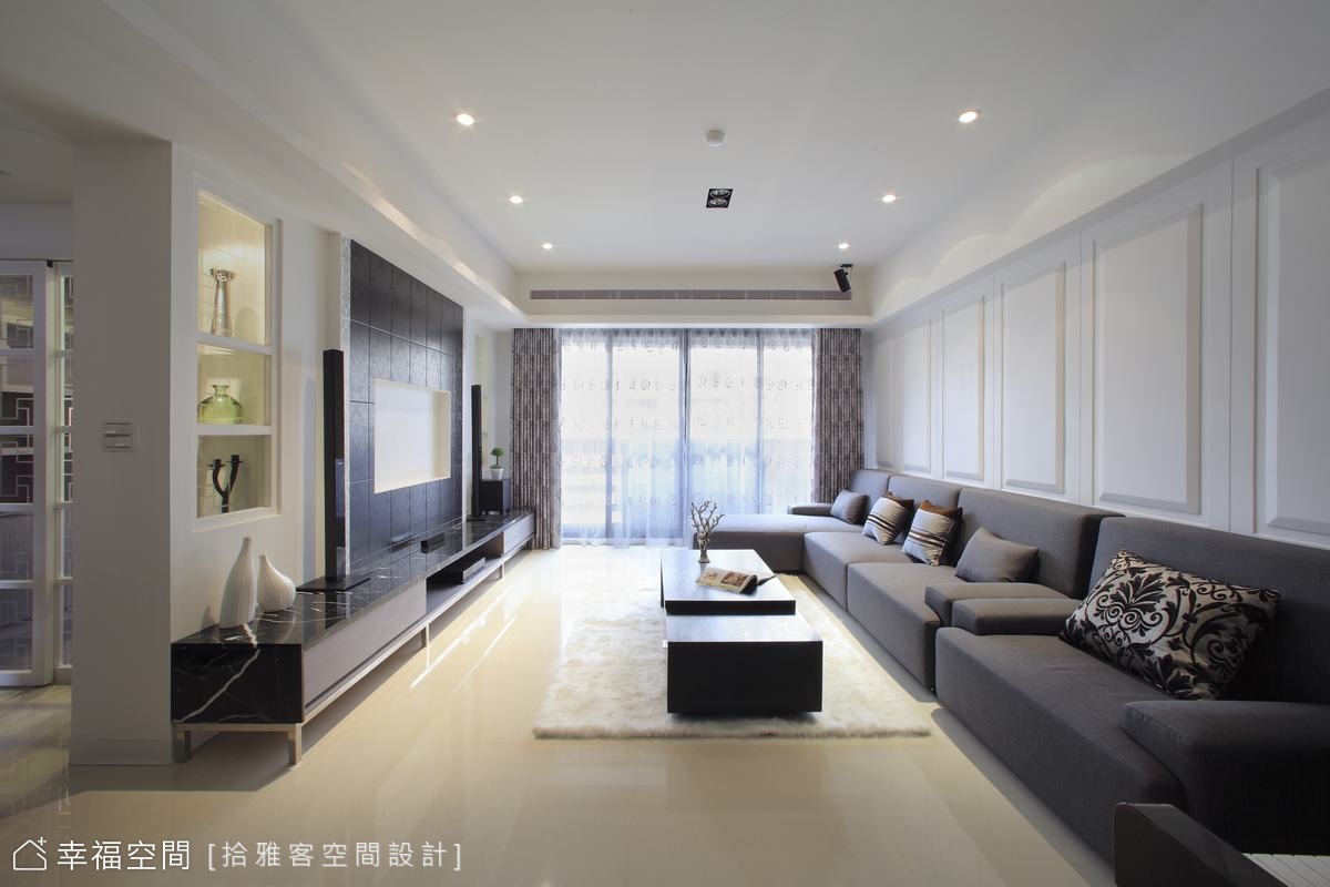 潔淨簡約 黑白洗鍊大器宅