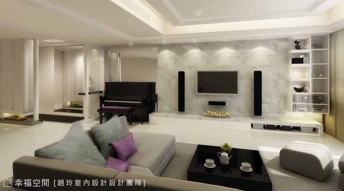 黑白灰輕時尚的RELAX大空間
