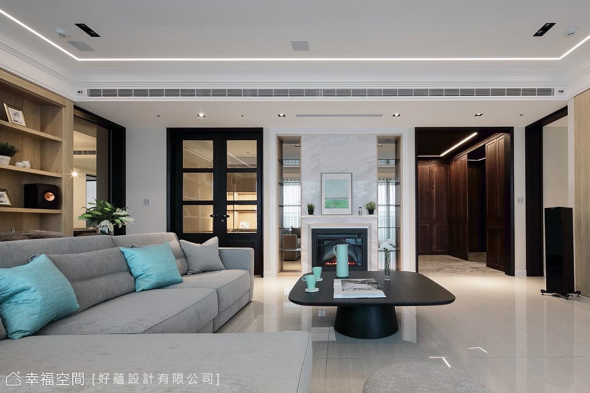 經典氣韻大宅，重現溫馨壁爐時光