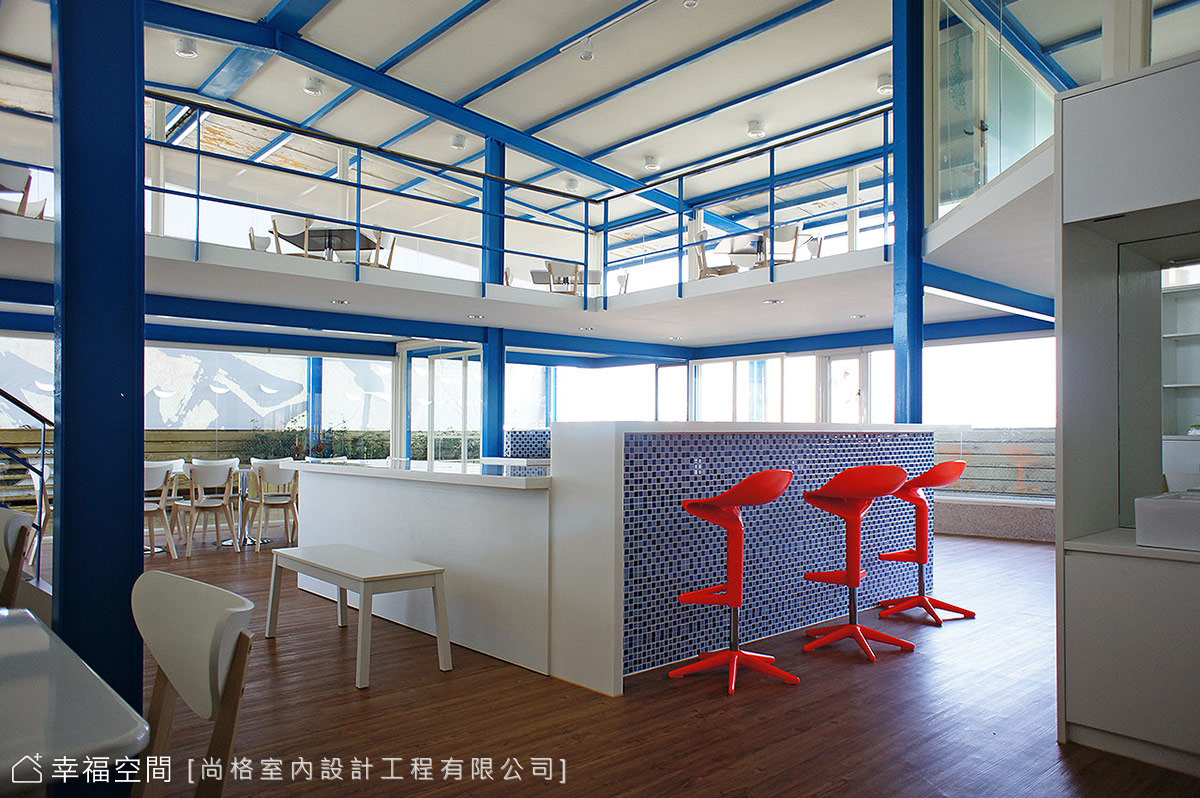 倘佯陽光氣息 地中海風員工餐廳