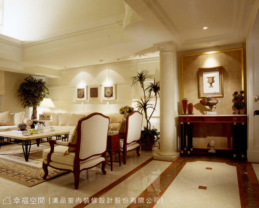 藝術為生活背景 浪漫的歐式新古典樓中樓