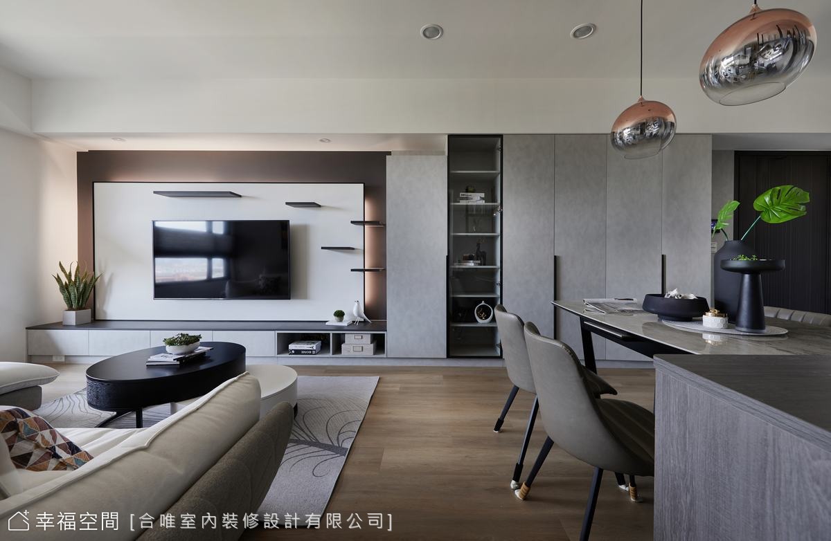 黑灰白北歐混搭質感風 打造舒心療癒貓宅│25坪