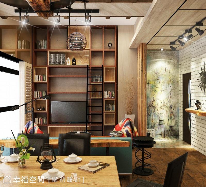 兄妹倆的家 工業loft個性宅｜25坪｜2房、1廳、1衛