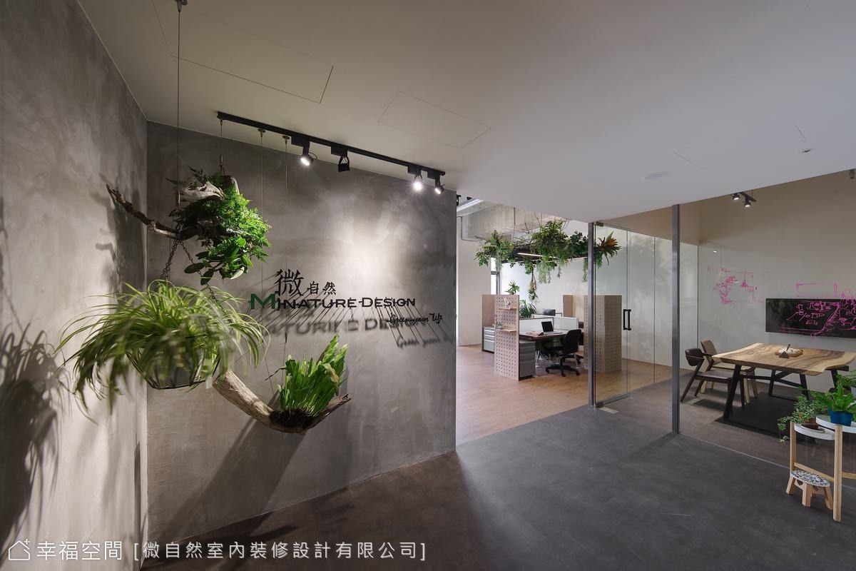 以植物為主角的森林系辦公室