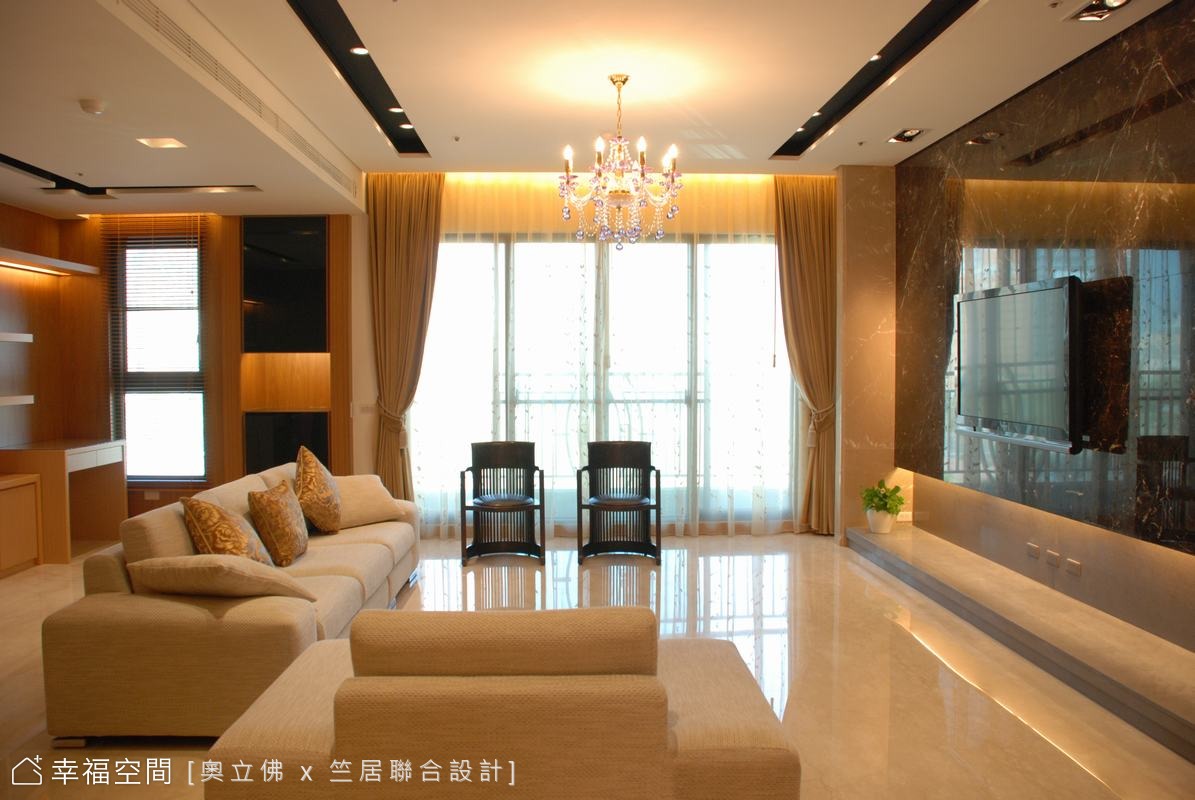 延伸出生活品味與態度的精緻住家|奢華風|50坪
