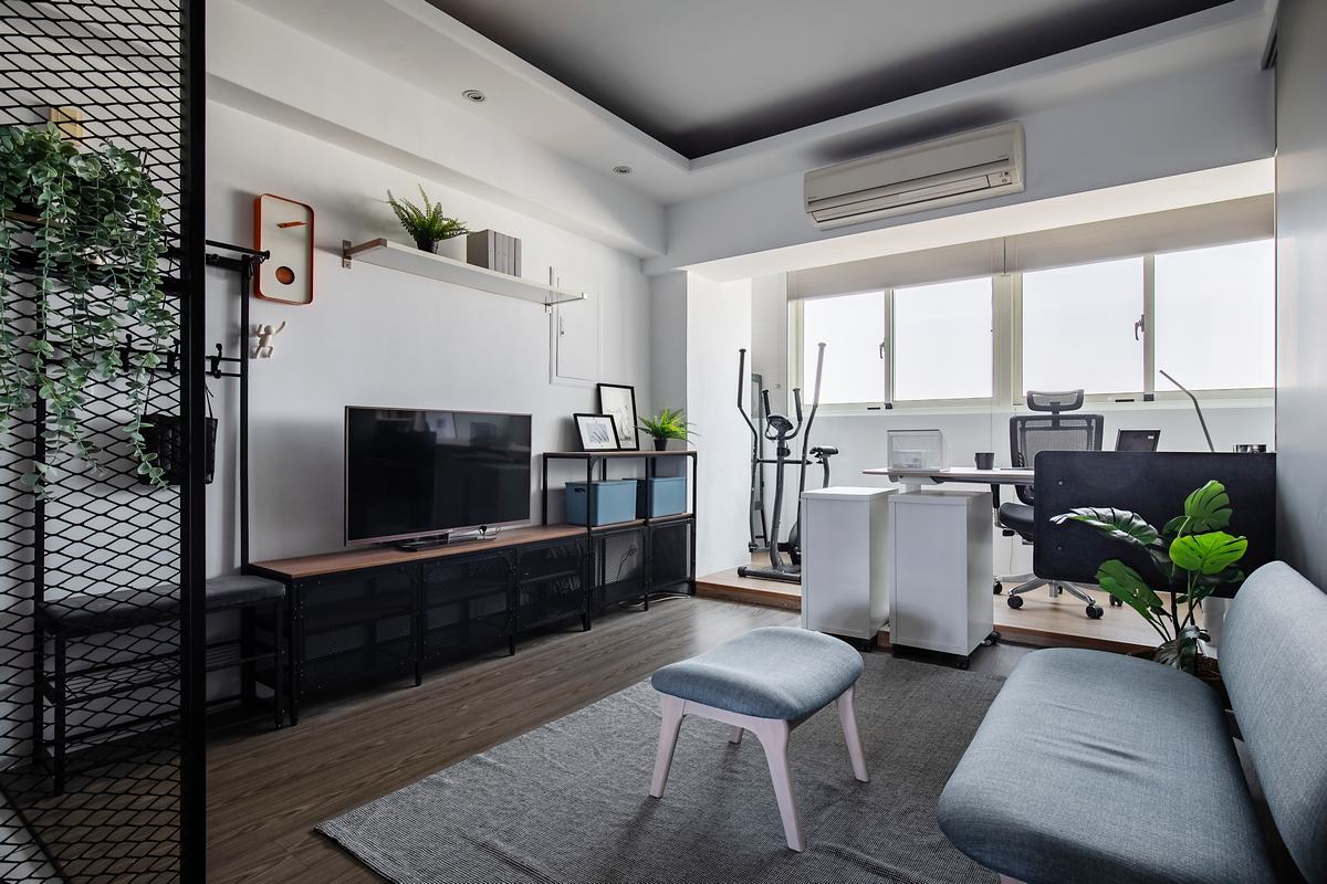 當工業風遇上現代感 成就老屋翻新的美好|20坪|3房、2廳、2衛