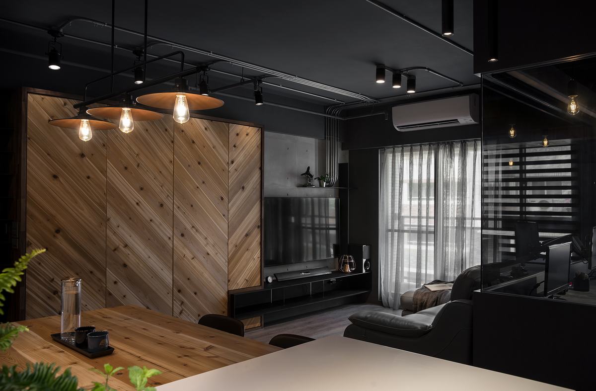Warm loft house